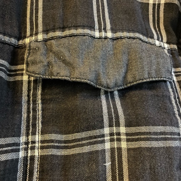 Calvin Klein checked shirt - Black/white -Size L - Picture 3 of 4